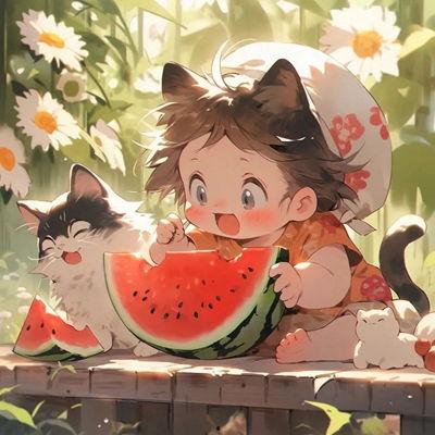 动漫吃瓜男生图片,揭秘吃瓜男生的趣味日常  第3张